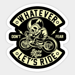 Let's Ride Sticker